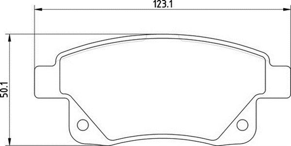 MAGNETI MARELLI Bremžu uzliku kompl., Disku bremzes 363710201642